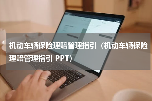 机动车辆保险理赔管理指引（机动车辆保险理赔管理指引 PPT）